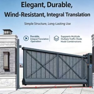 Trackless Smart Cantilever Gate Aluminum Alloy Electric Retractable Gate Factory Gate Villa Gate Mansion Gate